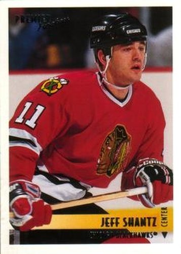 #342 Jeff Shantz - Chicago Blackhawks - 1994-95 O-Pee-Chee Premier Hockey