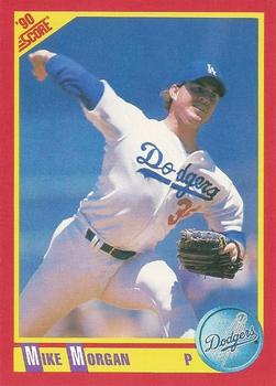 #342 Mike Morgan - Los Angeles Dodgers - 1990 Score Baseball