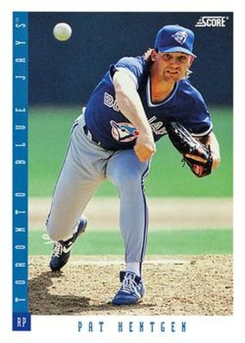 #343 Pat Hentgen - Toronto Blue Jays - 1993 Score Baseball