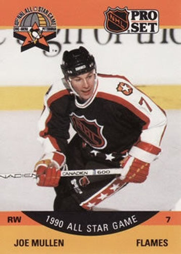 #343 Joe Mullen - Calgary Flames - 1990-91 Pro Set Hockey
