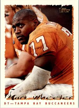 #343 Mark Wheeler - Tampa Bay Buccaneers - 1995 Topps Football
