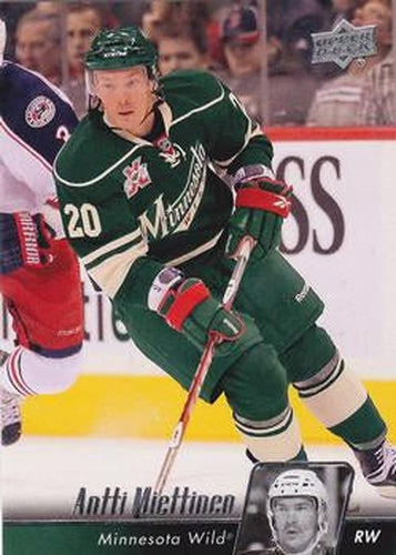 #343 Antti Miettinen - Minnesota Wild - 2010-11 Upper Deck Hockey