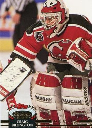 #343 Craig Billington - New Jersey Devils - 1992-93 Stadium Club Hockey