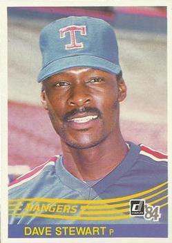 #343 Dave Stewart - Texas Rangers - 1984 Donruss Baseball
