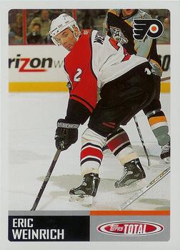 #343 Eric Weinrich - Philadelphia Flyers - 2002-03 Topps Total Hockey