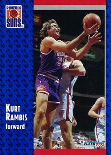 #343 Kurt Rambis - Phoenix Suns - 1991-92 Fleer Basketball