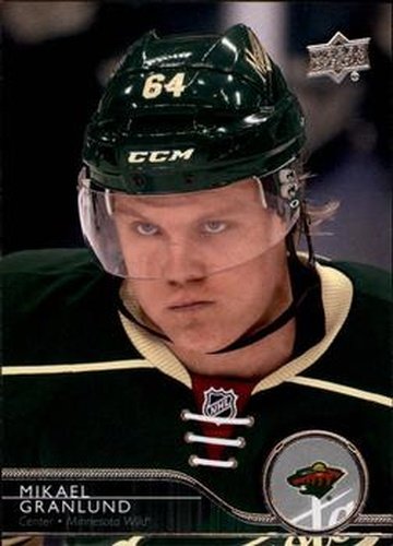 #344 Mikael Granlund - Minnesota Wild - 2014-15 Upper Deck Hockey