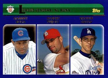 #344 National League Runs Scored Leaders - Chicago Cubs / St. Louis Cardinals / Los Angeles Dodgers - 2003 Topps Baseball
