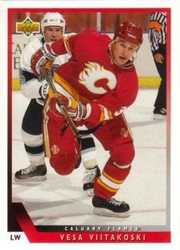 #344 Vesa Viitakoski - Calgary Flames - 1993-94 Upper Deck Hockey