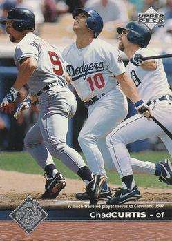 #344 Chad Curtis - Cleveland Indians - 1997 Upper Deck Baseball