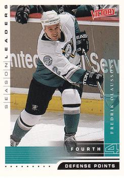 #344 Fredrik Olausson - Anaheim Mighty Ducks - 1999-00 Upper Deck Victory Hockey
