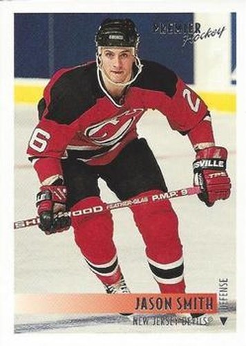 #344 Jason Smith - New Jersey Devils - 1994-95 Topps Premier Hockey