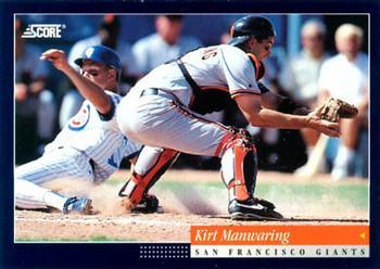#344 Kirt Manwaring - San Francisco Giants -1994 Score Baseball
