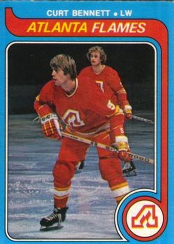 #344 Curt Bennett - Atlanta Flames - 1979-80 O-Pee-Chee Hockey
