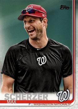 #344b Max Scherzer - Washington Nationals - 2019 Topps Baseball