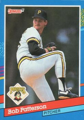 #345 Bob Patterson - Pittsburgh Pirates - 1991 Donruss Baseball