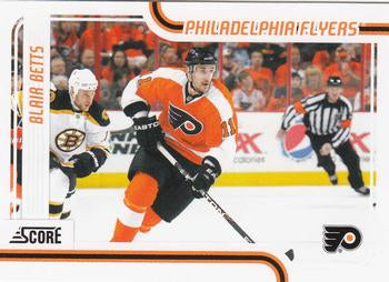 #345 Blair Betts - Philadelphia Flyers - 2011-12 Score Hockey