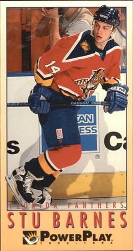 #345 Stu Barnes - Florida Panthers - 1993-94 Fleer PowerPlay Hockey