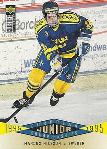 #345 Marcus Nilson - Sweden - 1995-96 Collector's Choice Hockey