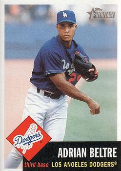 #345 Adrian Beltre - Los Angeles Dodgers - 2002 Topps Heritage Baseball