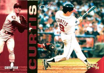 #345 Chad Curtis - California Angels - 1994 Select Baseball