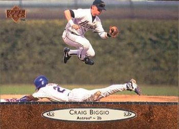 #345 Craig Biggio - Houston Astros - 1996 Upper Deck Baseball