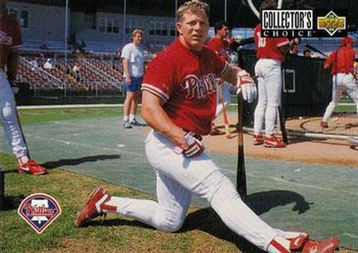 #345 Lenny Dykstra - Philadelphia Phillies - 1994 Collector's Choice Baseball