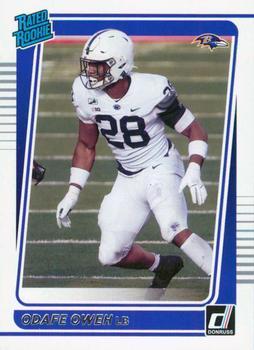 #345 Odafe Oweh - Baltimore Ravens - 2021 Donruss Football