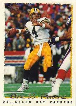 #345 Brett Favre - Green Bay Packers - 1995 Topps Football
