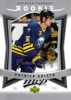 #345 Patrick Kaleta - Buffalo Sabres - 2007-08 Upper Deck MVP Hockey