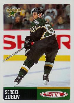 #346 Sergei Zubov - Dallas Stars - 2002-03 Topps Total Hockey