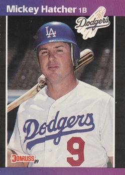 #346 Mickey Hatcher - Los Angeles Dodgers - 1989 Donruss Baseball