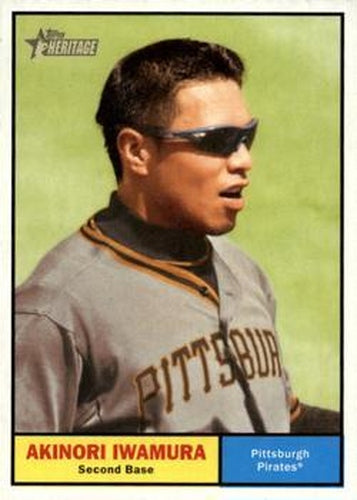 #346 Akinori Iwamura - Pittsburgh Pirates - 2010 Topps Heritage Baseball