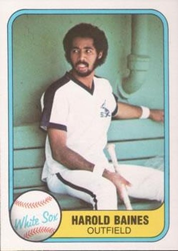 #346 Harold Baines - Chicago White Sox - 1981 Fleer Baseball