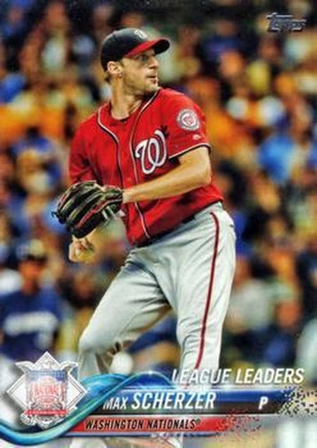 #346 Max Scherzer - Washington Nationals - 2018 Topps Baseball