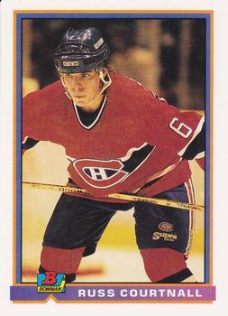#346 Russ Courtnall - Montreal Canadiens - 1991-92 Bowman Hockey