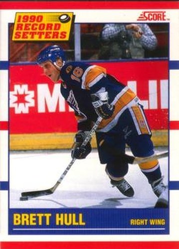 #346 Brett Hull - St. Louis Blues - 1990-91 Score Canadian Hockey