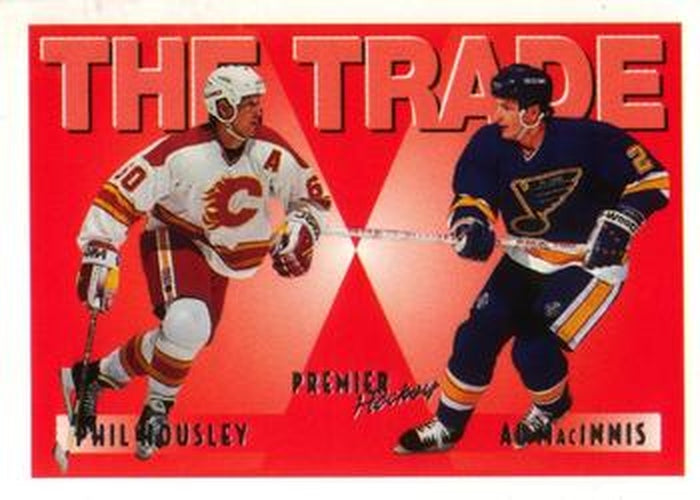 #347 Phil Housley / Al MacInnis - St. Louis Blues / Calgary Flames - 1994-95 O-Pee-Chee Premier Hockey