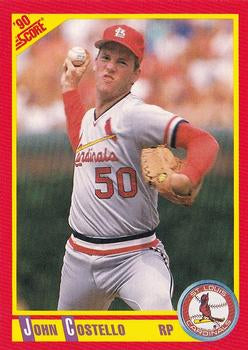#347 John Costello - St. Louis Cardinals - 1990 Score Baseball