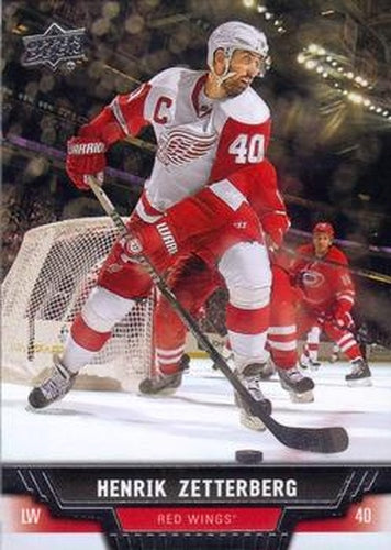 #347 Henrik Zetterberg - Detroit Red Wings - 2013-14 Upper Deck Hockey