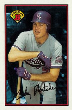 #347 Mickey Hatcher - Los Angeles Dodgers - 1989 Bowman Baseball