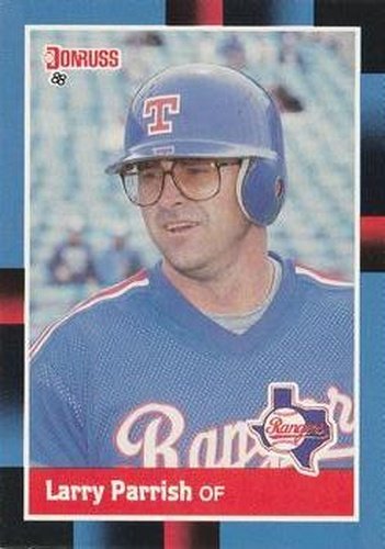 #347 Larry Parrish - Texas Rangers - 1988 Donruss Baseball