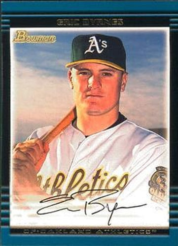 #347 Eric Byrnes - Oakland Athletics - 2002 Bowman Baseball