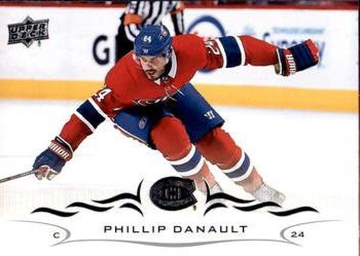 #347 Phillip Danault - Montreal Canadiens - 2018-19 Upper Deck Hockey