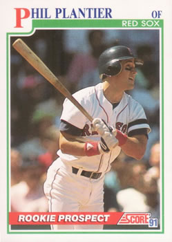 #348 Phil Plantier - Boston Red Sox - 1991 Score Baseball
