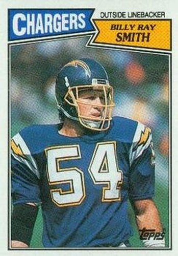 #348 Billy Ray Smith - San Diego Chargers - 1987 Topps Football