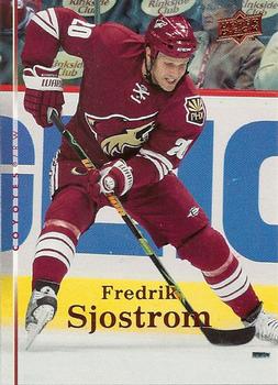 #348 Fredrik Sjostrom - Phoenix Coyotes - 2007-08 Upper Deck Hockey