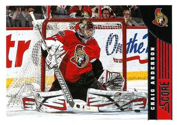 #348 Craig Anderson - Ottawa Senators - 2013-14 Score Hockey