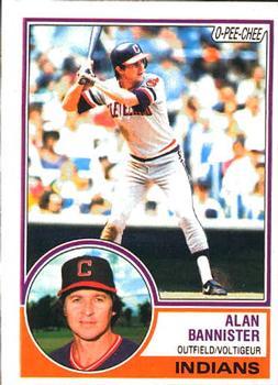 #348 Alan Bannister - Cleveland Indians - 1983 O-Pee-Chee Baseball