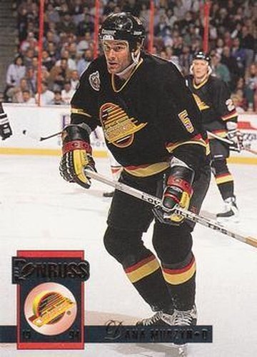 #348 Dana Murzyn - Vancouver Canucks - 1993-94 Donruss Hockey